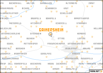 map of Gaimersheim