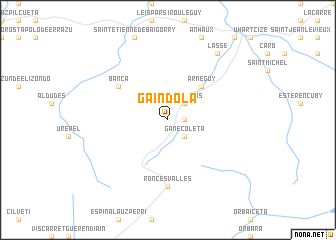 map of Gaindola