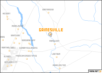 map of Gainesville