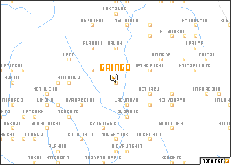 map of Gaing-o