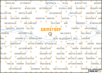 map of Gainstorf