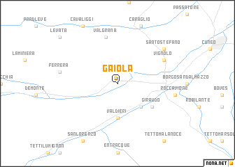 map of Gaiola