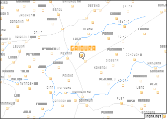 map of Gaioura