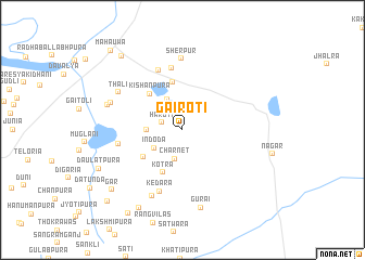 map of Gairoti