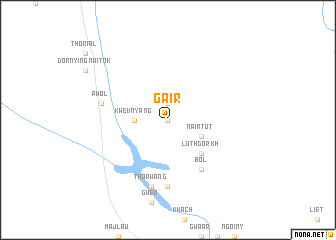 map of Gair