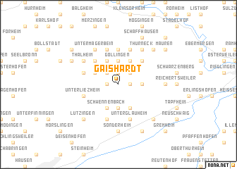 map of Gaishardt