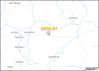 map of Gāisilāt