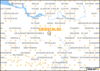 map of Gaisschlag