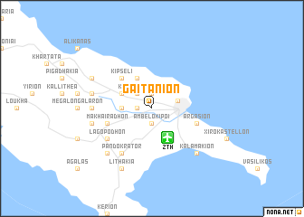 map of Gaïtánion