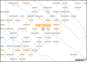 map of Gaithege