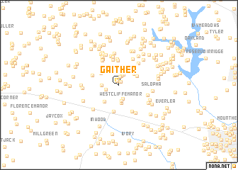 map of Gaither