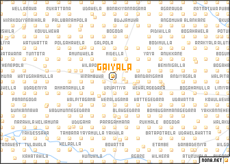 map of Gaiyala