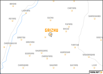 map of Gaizhu