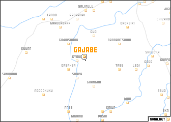 map of Gajabe