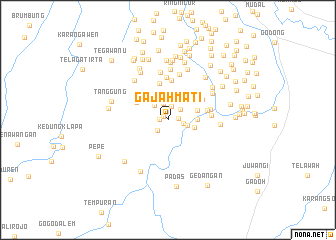 map of Gajahmati