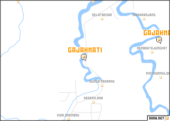 map of Gajahmati