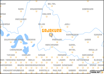 map of Gājakura