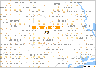 map of Gajanayakagama