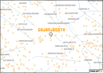 map of Gajan Jo Goth