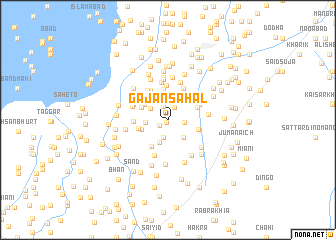 map of Gajan Sāhal