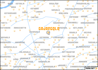 map of Gājar Gola