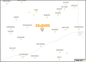 map of Gajawās