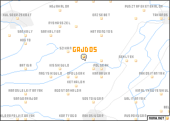 map of Gajdos