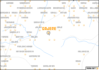 map of Gajere