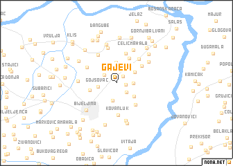 map of Gajevi