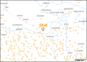 map of Gaje