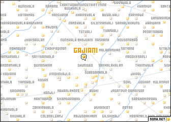 map of Gajiāni