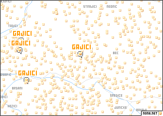 map of Gajići