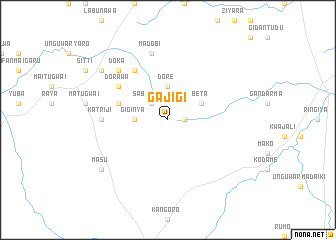 map of Gajigi