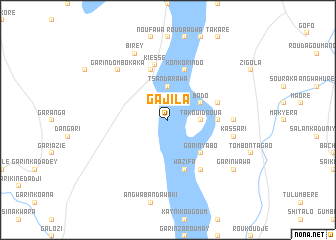 map of Gajila