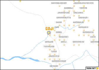 map of Gaji