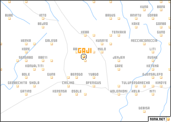 map of Gajī