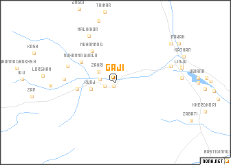 map of Gaji