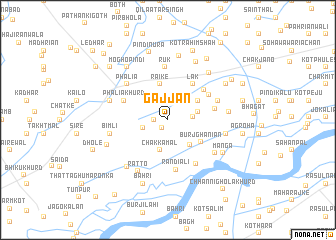 map of Gajjan