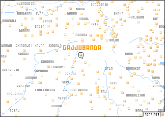 map of Gajju Bānda