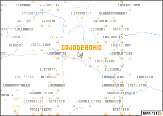 map of Gajo de Bohío