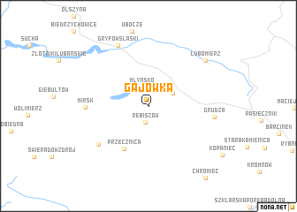 map of Gajowka