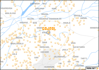 map of Gajrāl