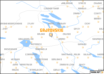 map of Gajrowskie