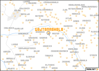 map of Gajtan Mahala