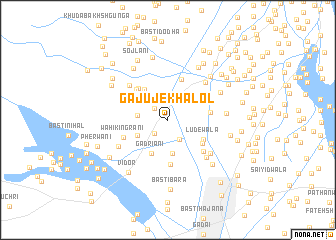 map of Gajūje Khalol