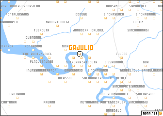 map of Gã Júlio