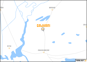 map of Gajwāri