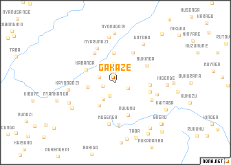 map of Gakaze