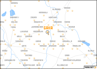 map of Gaka
