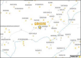 map of Gakere